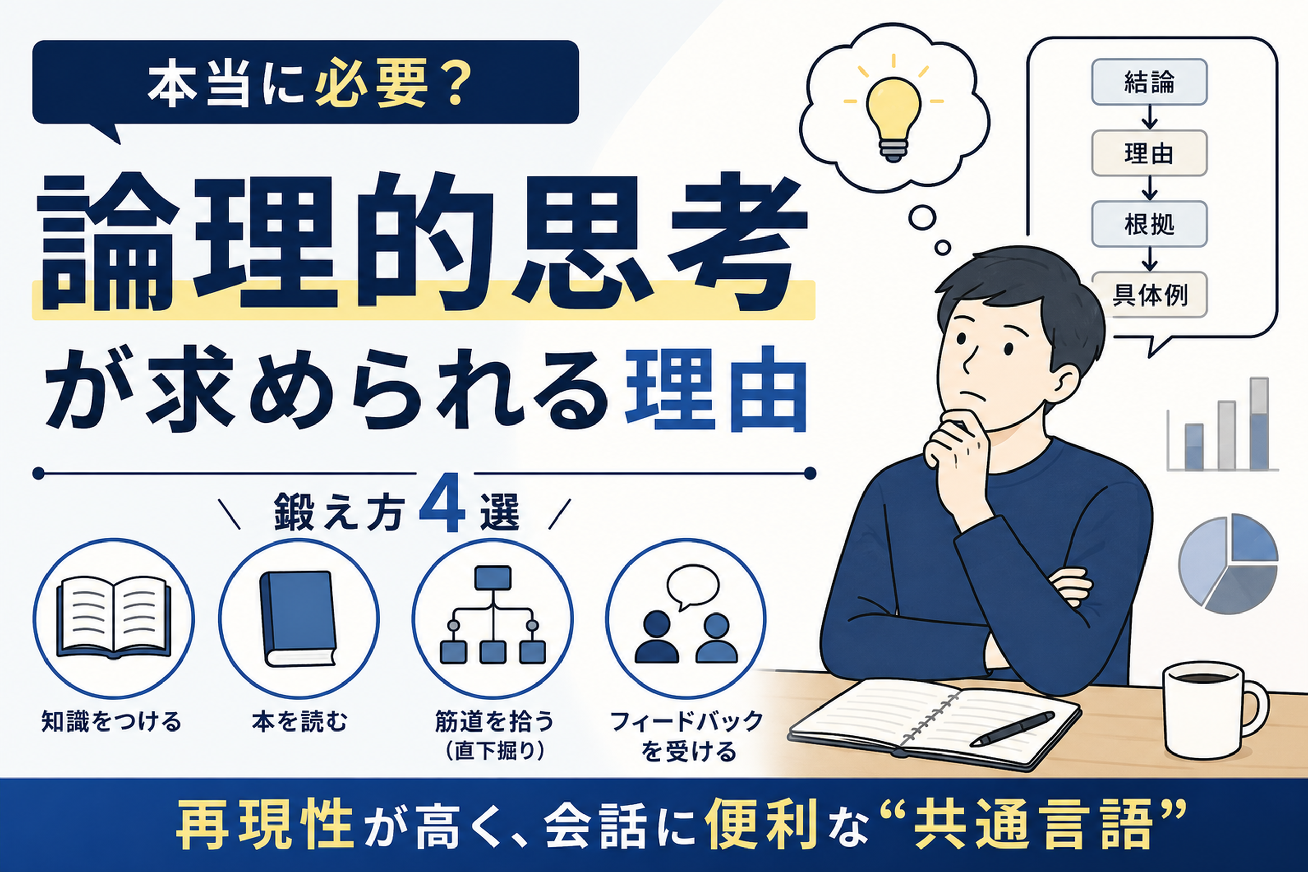 【論理的思考は必要?】鍛え方4選と必要性